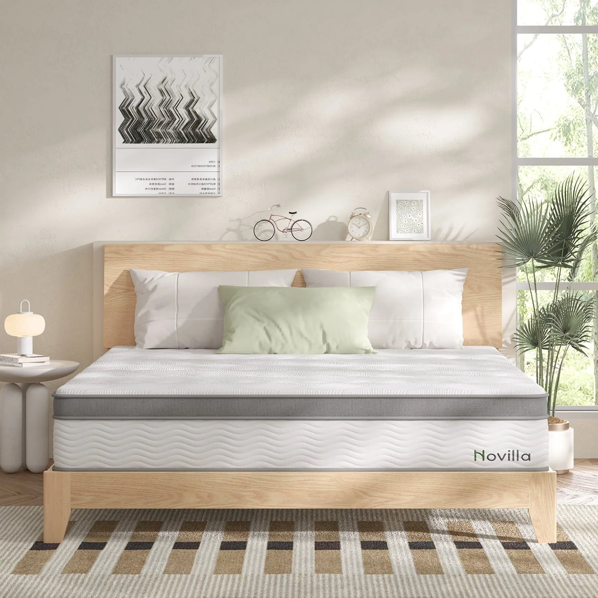 10 Memory Foam Pocket Spring Hybrid Mattress C72775