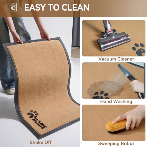 Brown 17x30 Non-Slip Outdoor Door Mat J681