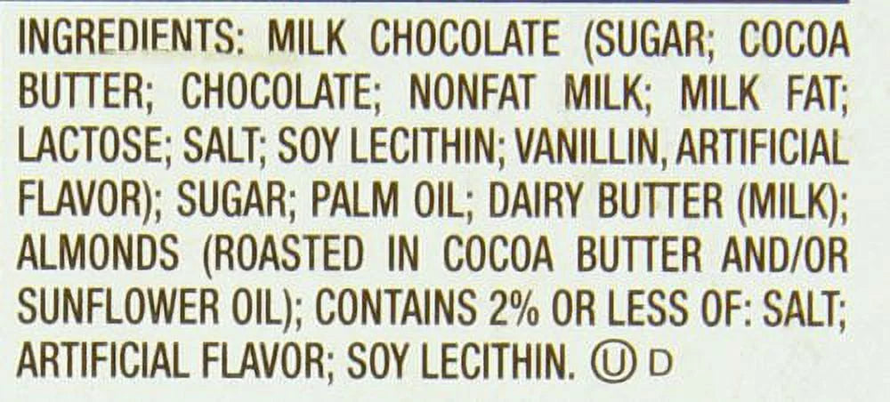English Toffee Bars 2.8-Ounce Pack of 18 O22500