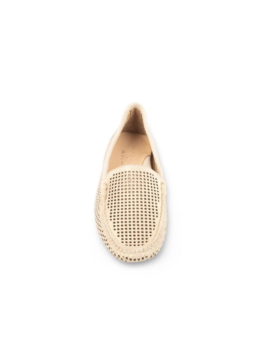 Gold Suede Driving Moccasin N3315