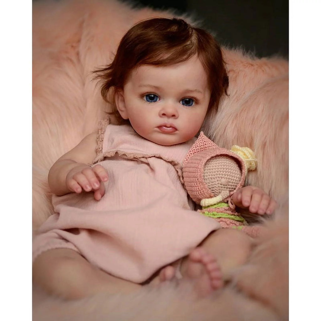 24inch Handmade Painted Reborn Dolls with Rooted Hair O8041