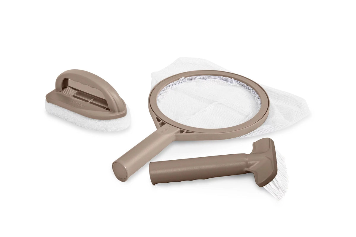 Inflatable Square Hot Tub with Maintenance Accessory Kit O14075