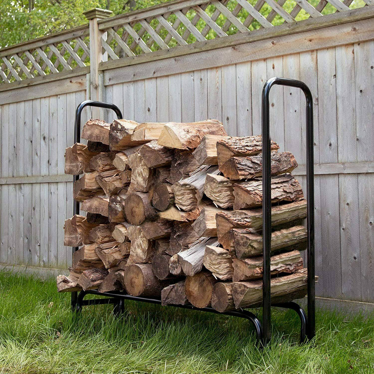 4-Foot Firewood Log Rack T376053