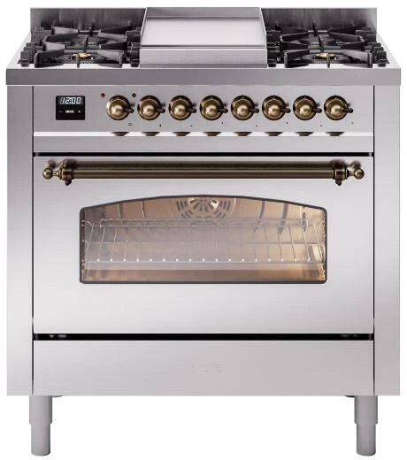 36 Dual Fuel Propane Gas Range Stainless Steel G31753