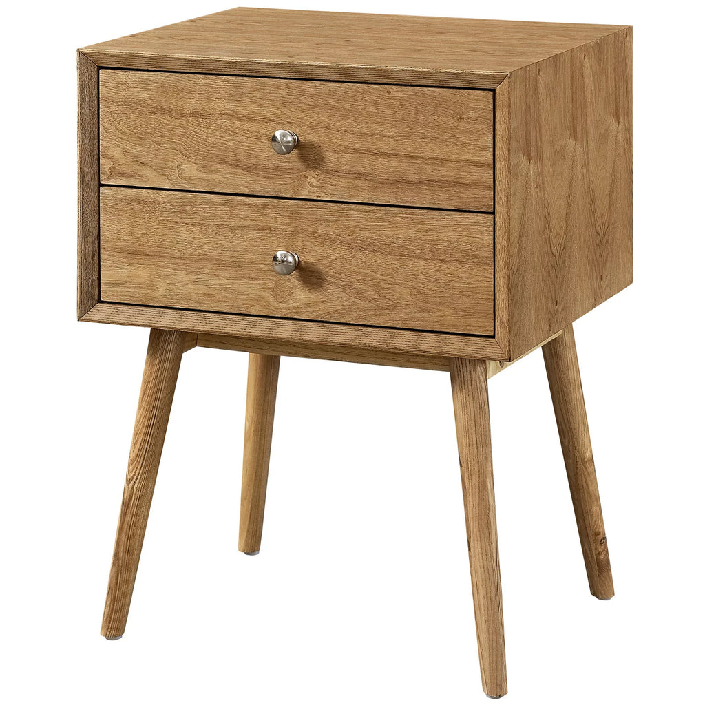 Brown Wood Nightstand Side End Table C702583