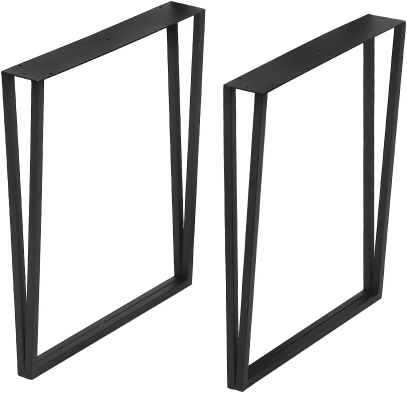 Black Metal Furniture Legs 28” 2 Pcs L575196