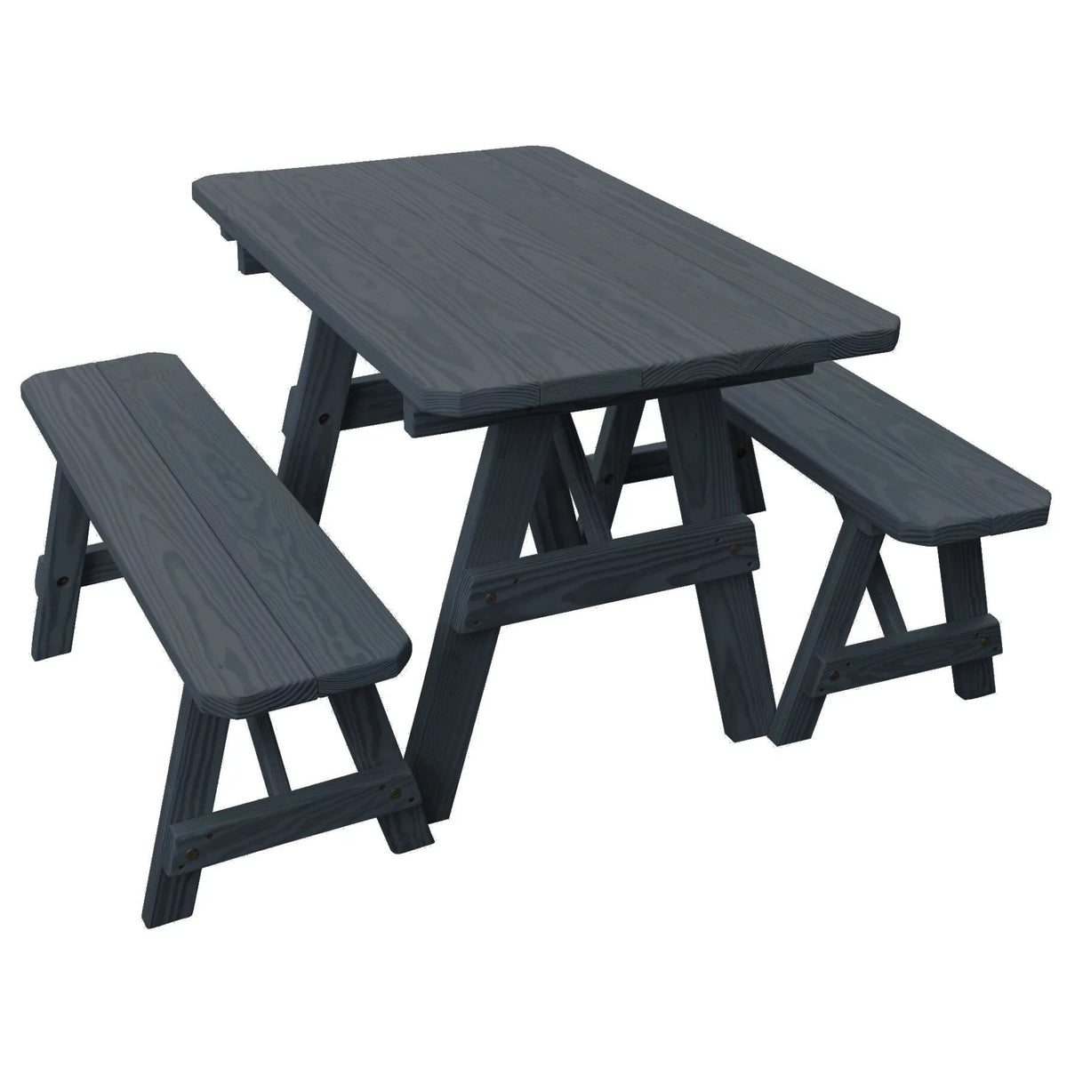 Pressure Treated Pine Picnic Table with 2 Benches I528365