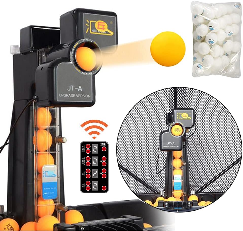 Table Tennis Ball Machine with Catch Net S88574