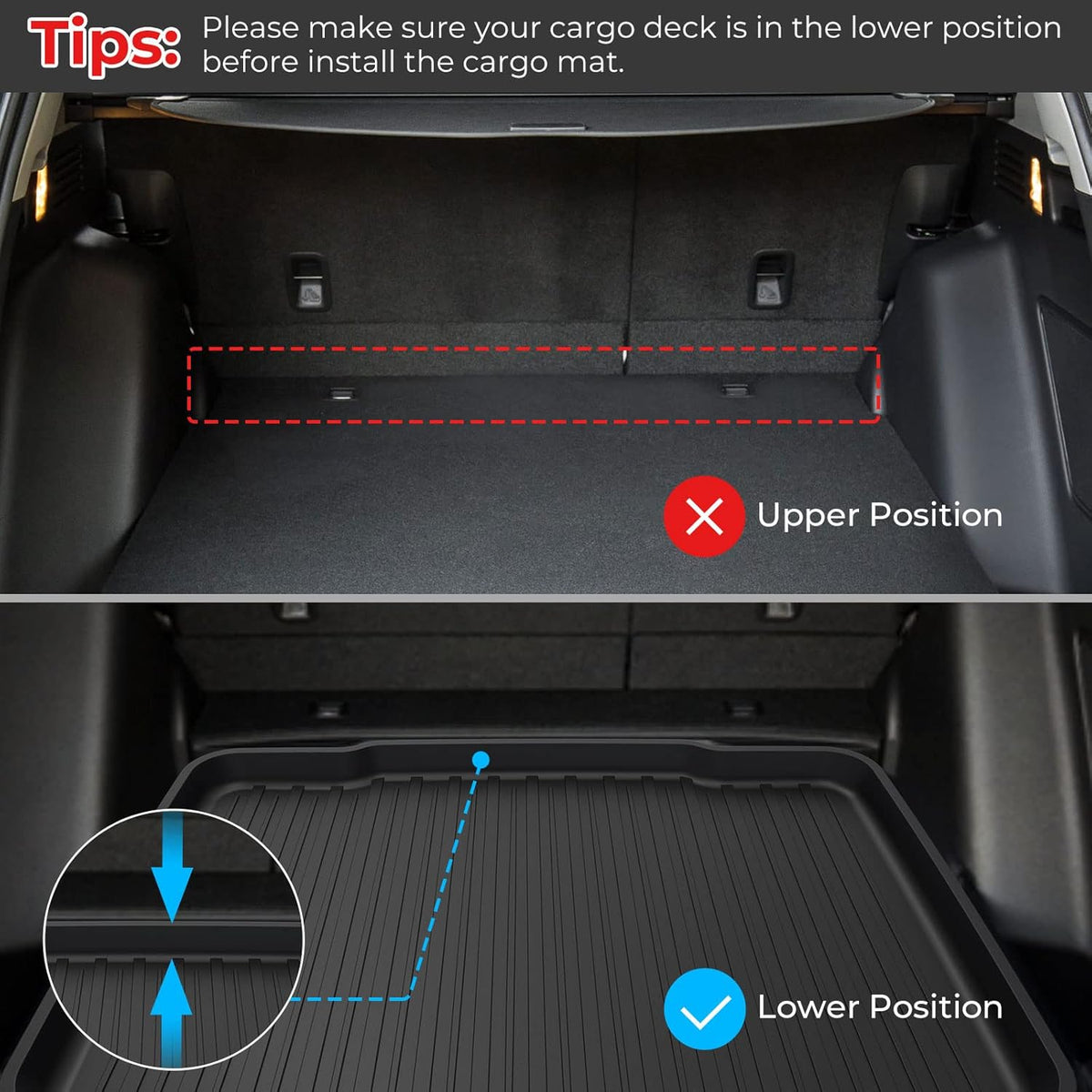 Black All Weather Cargo Trunk Liner V27755