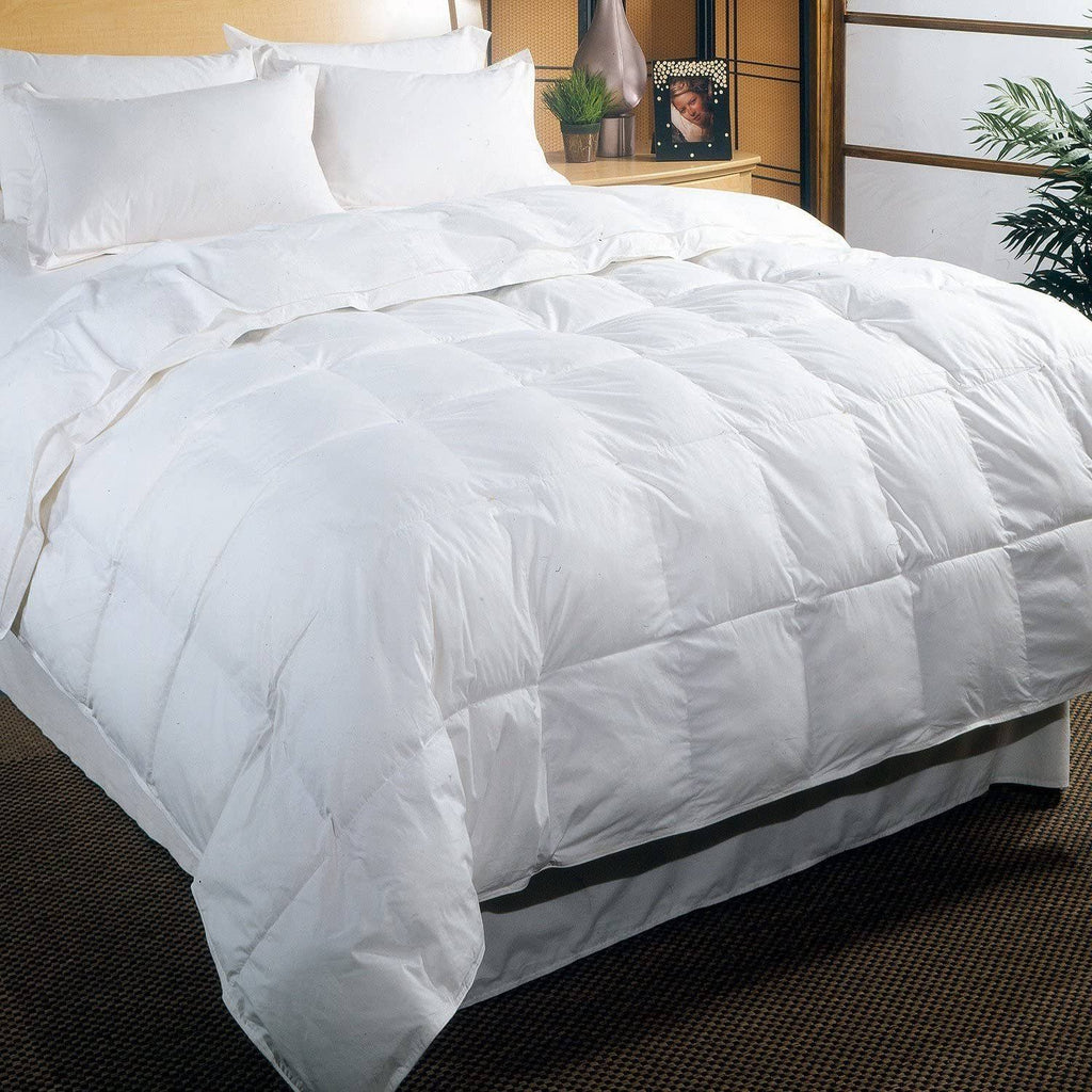 White Down Cotton Comforter King C9525