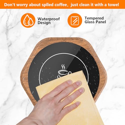 Black Electric Beverage Heating Plate Cup Warmer O21982