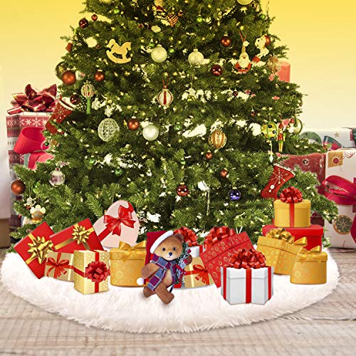 Plush Christmas Tree Skirt Y946
