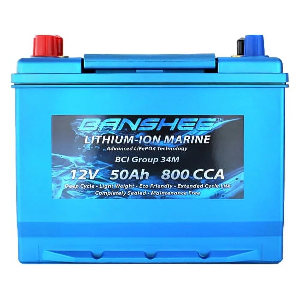 Deep Cycle Lithium-Ion RV Starting Battery Group 34 A784