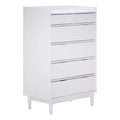 White 6-Drawer Solid Wood Chest J806239
