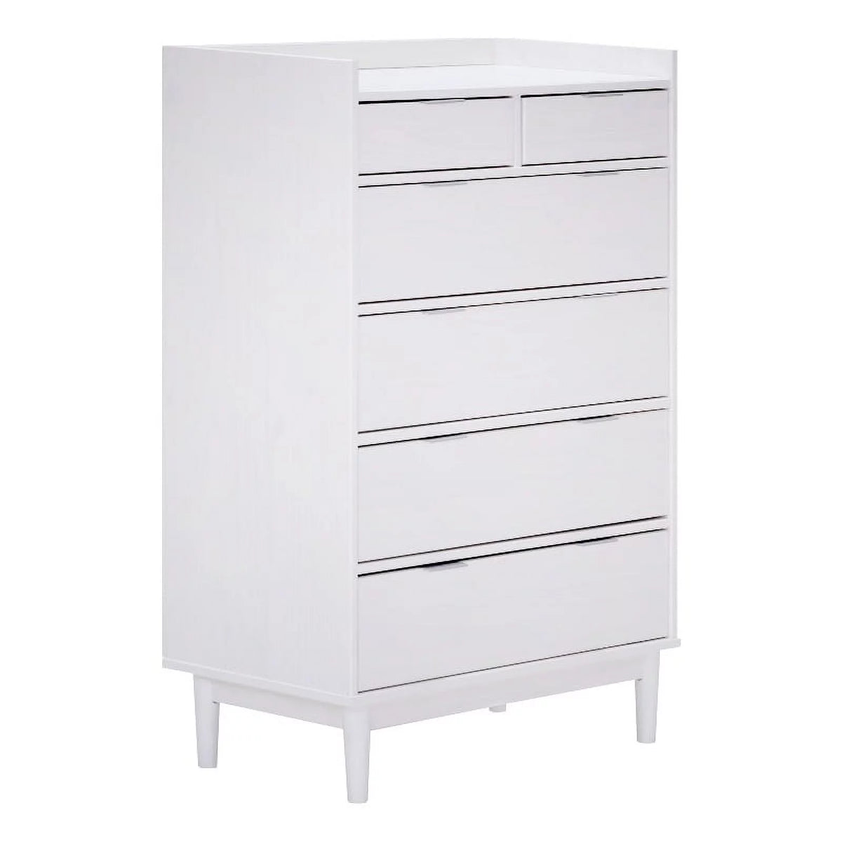 White 6-Drawer Solid Wood Chest J806239