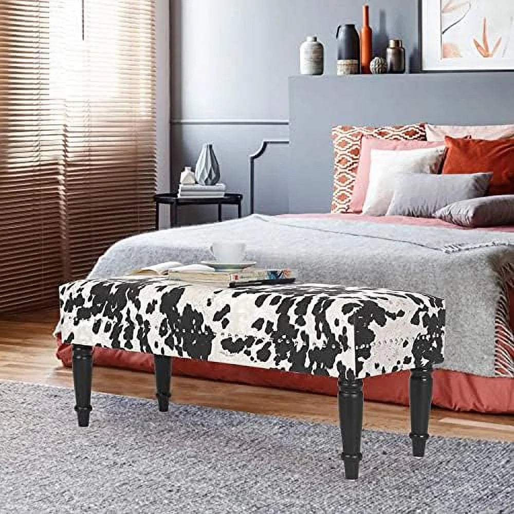 Upholstered Bench with Rivet K101028