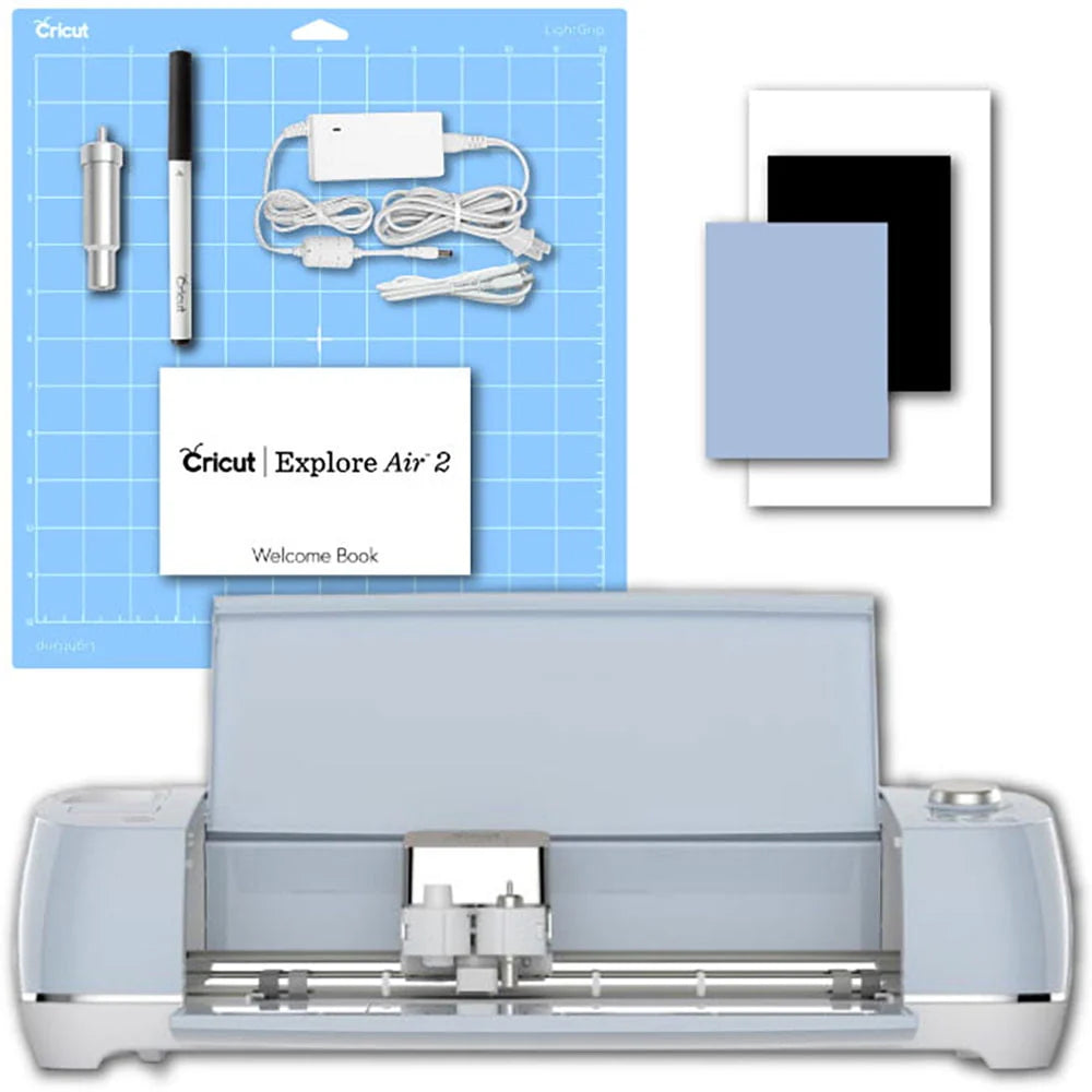 Cutting Machine with Vinyl Sampler Pack, Tool Kit, Pen Set and Cutting Mat Bundle G78094