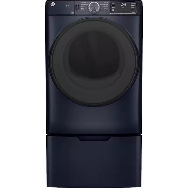 7.8 cu. ft. Smart Front Load Electric Dryer Sapphire Blue H8115