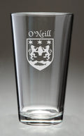 Irish Coat of Arms Pint Glasses Set of 4 R428