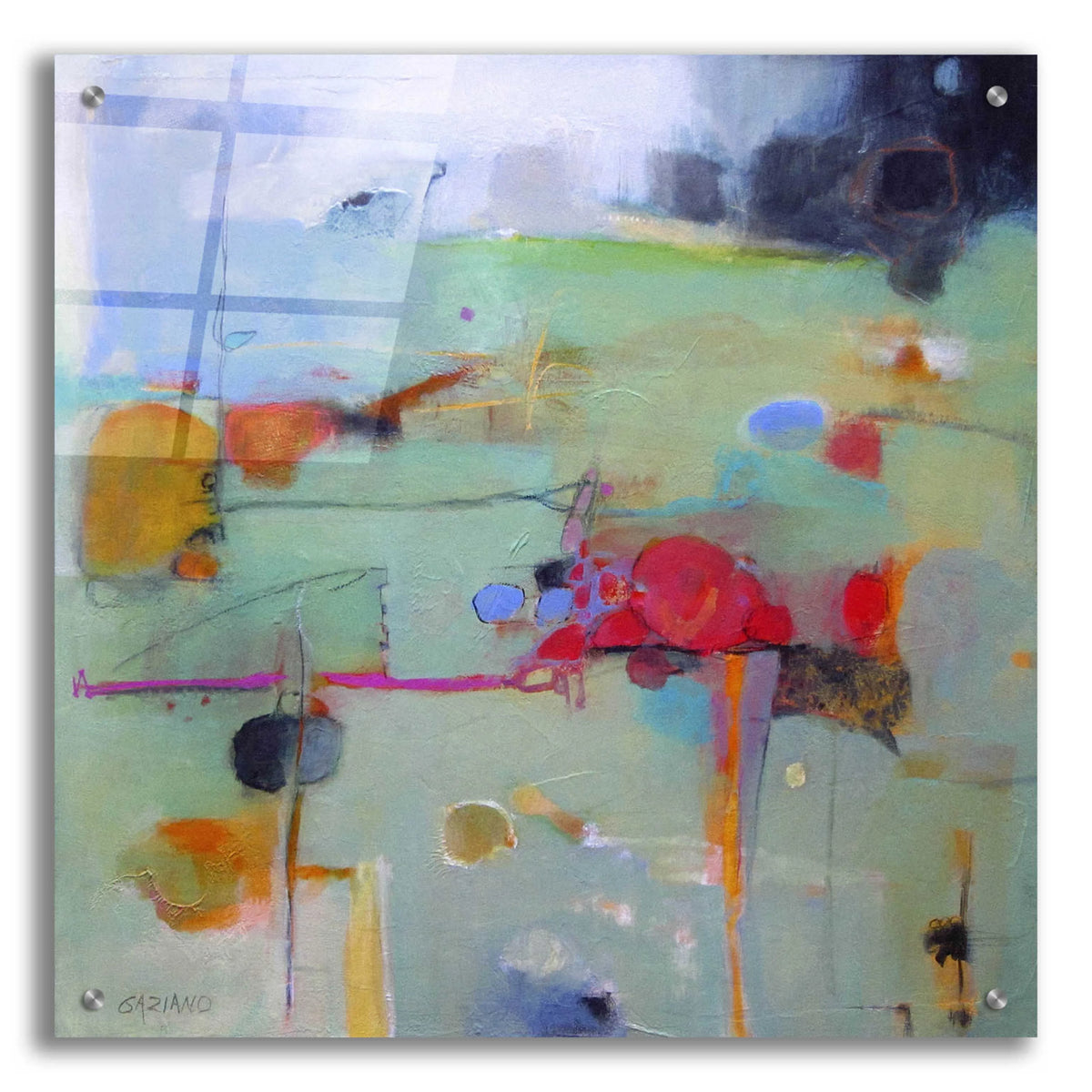 Acrylic Glass Wall Art 24"x24" T213