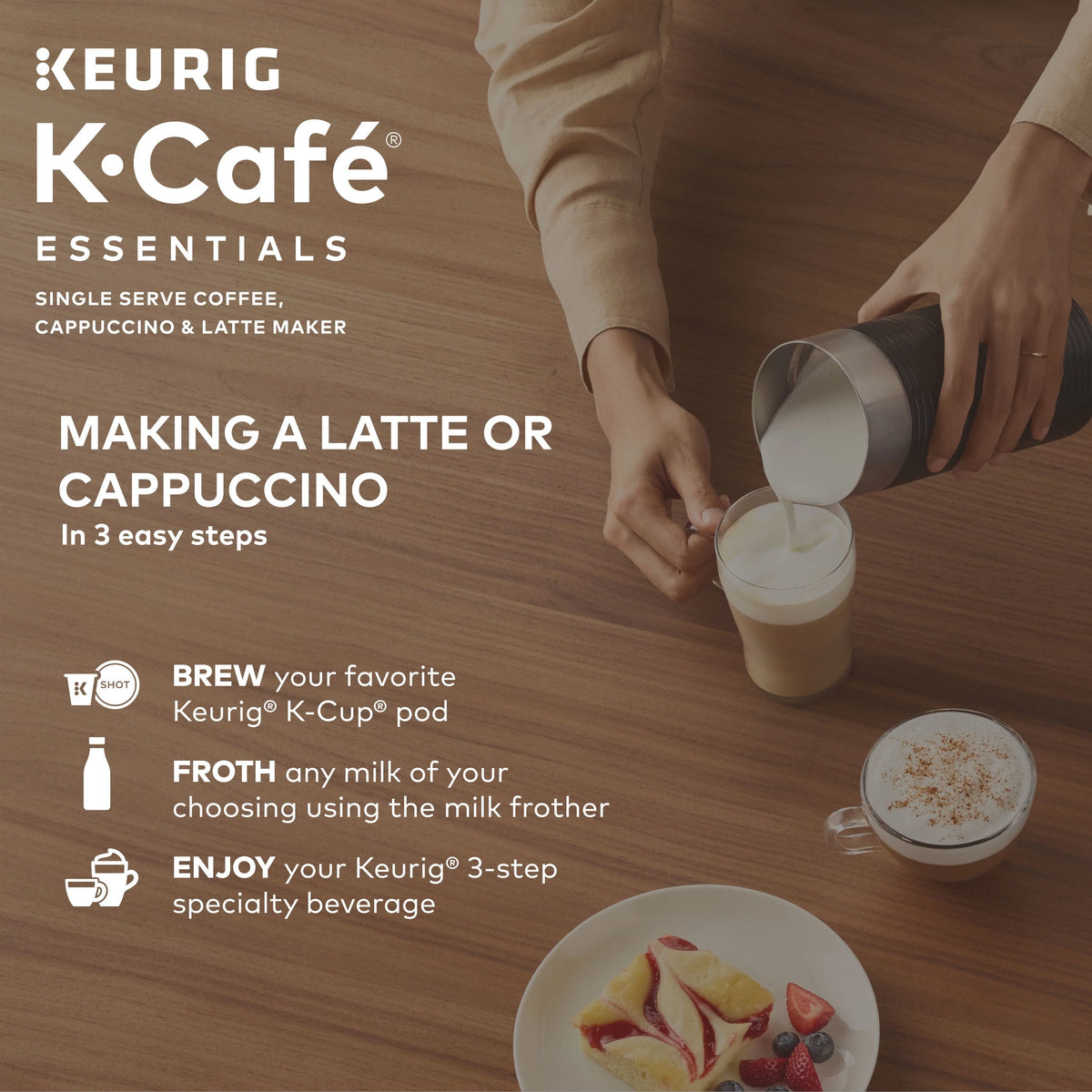 Single Serve K-Cup Pod Coffee Maker, Black P846034