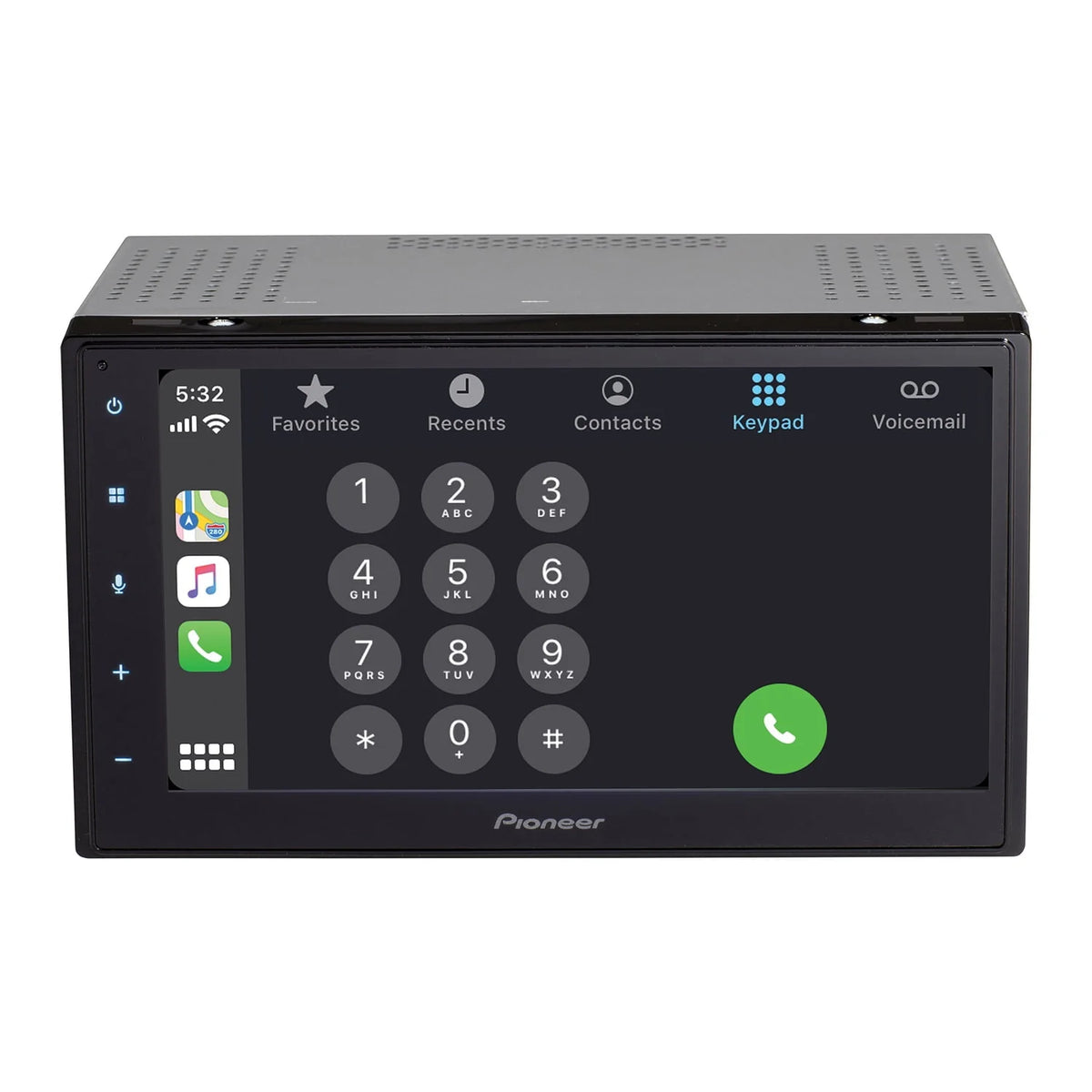 6.8-In. Double-DIN Digital Media Receiver with Touch Screen, Bluetooth, and Apple CarPlay/Android Auto T78975