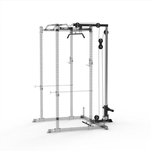 Power Rack with Safety Bars and J-Hooks Y415642