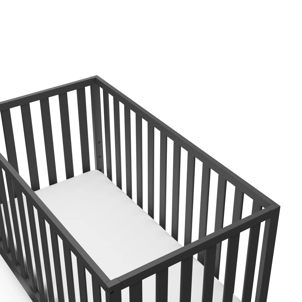 Gray 4-in-1 Convertible Baby Crib P814201