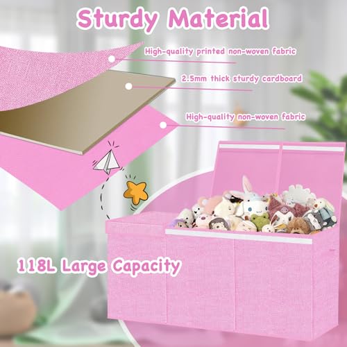 Extra Large Collapsible Kids Toy Storage Organizer Box A726892
