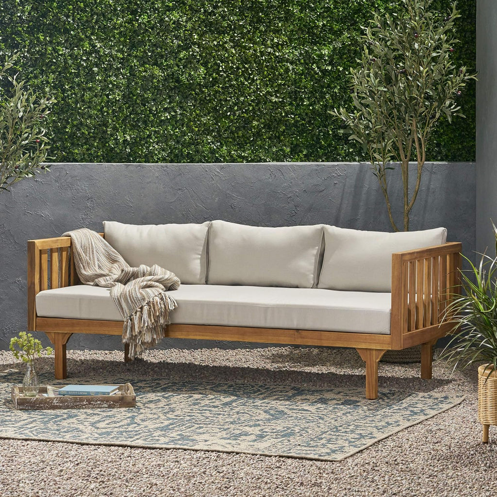 3 Seater Acacia Wood Daybed C877