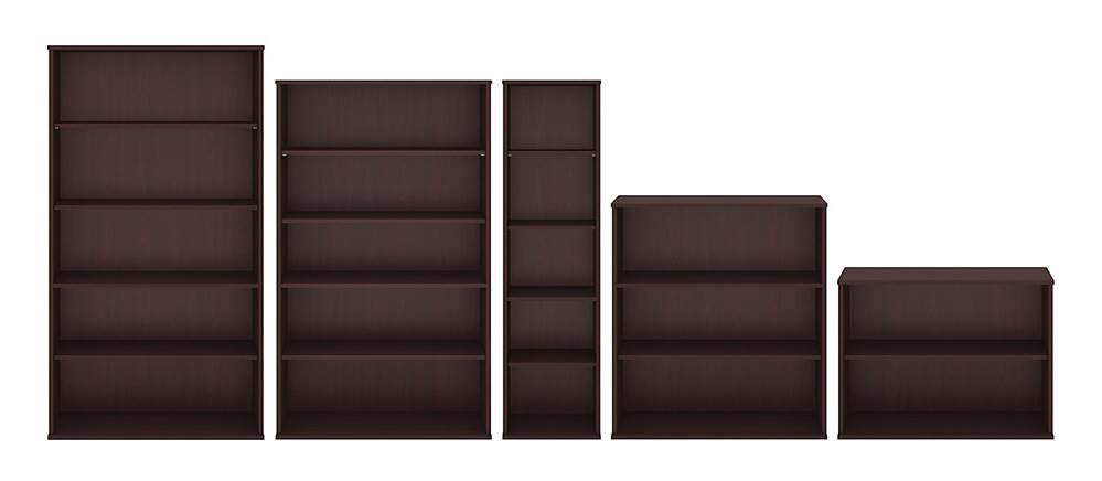 5-Shelf Narrow Bookcase Z365