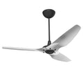 60 Ceiling Fan with Brushed Aluminum Blades and Black Finish G95223