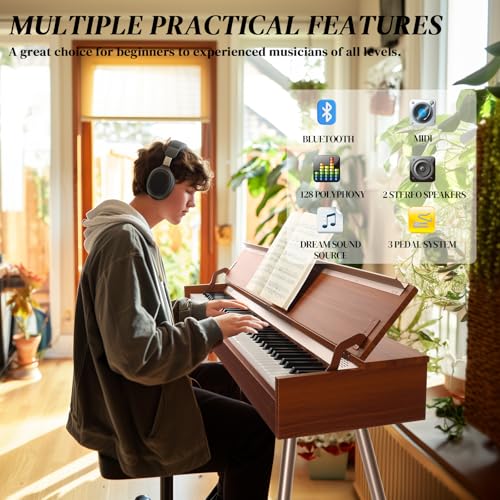 88 Keys Digital Piano with 3-Pedal Unit W4784