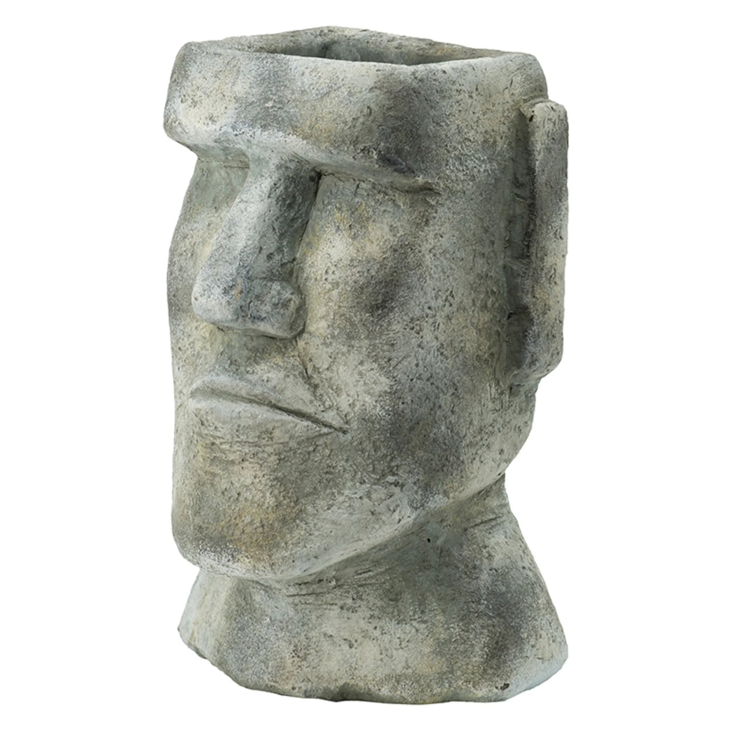 Easter Island Stone Statue Planter F94417