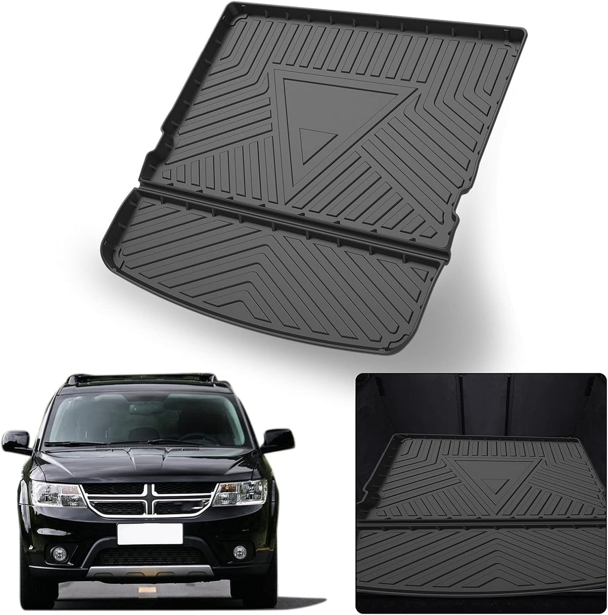 Black TPO All Weather Cargo Liner Pack of 2 D216580