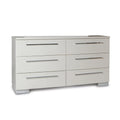 White 6 Drawer Wooden Dresser Q757