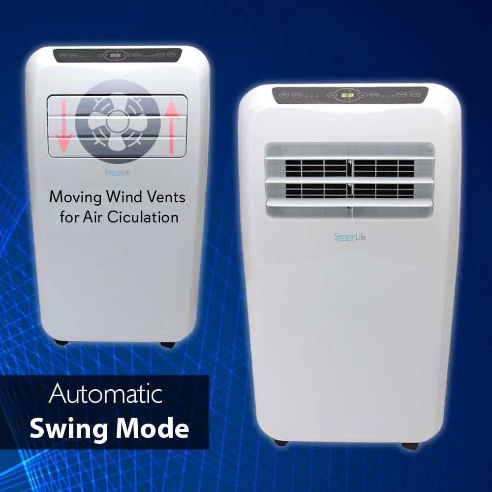 Portable Air Conditioner with Built-in Dehumidifier & Fan Modes, 10,000 BTU J616