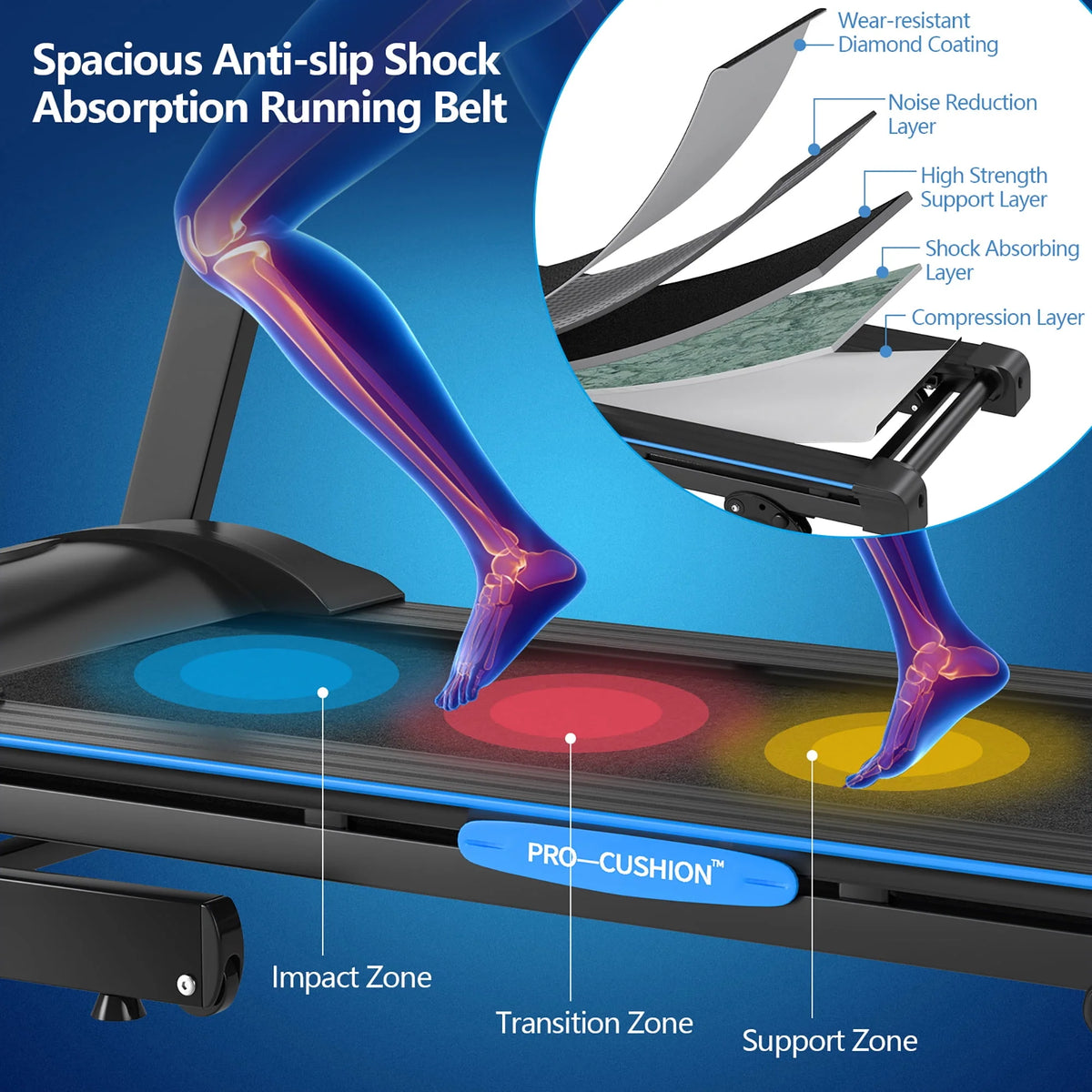 2.25HP Foldable Electric Treadmill F122517