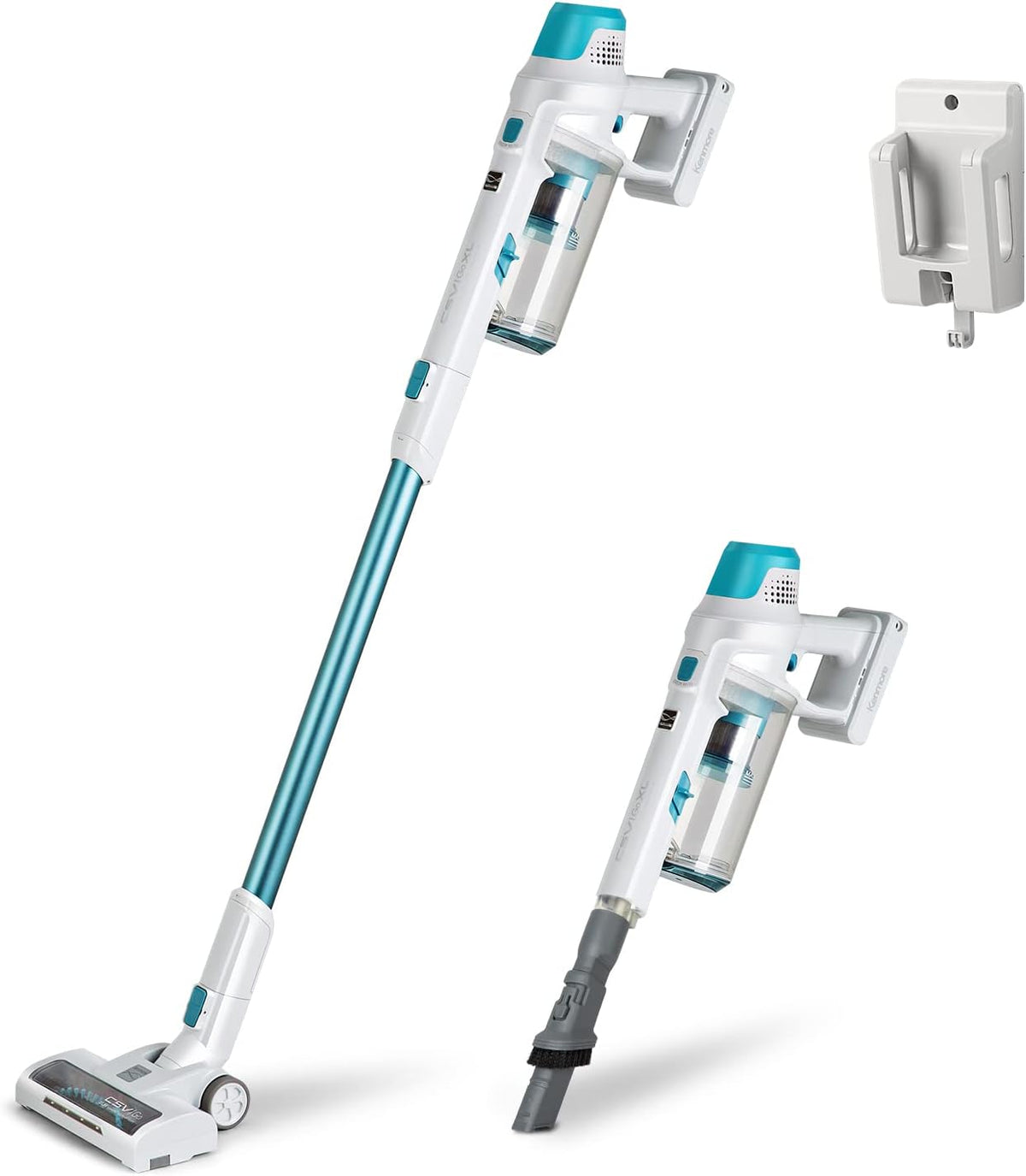 Cordless Stick Vacuum 2-Speed 2-in-1 Handheld Green G9912