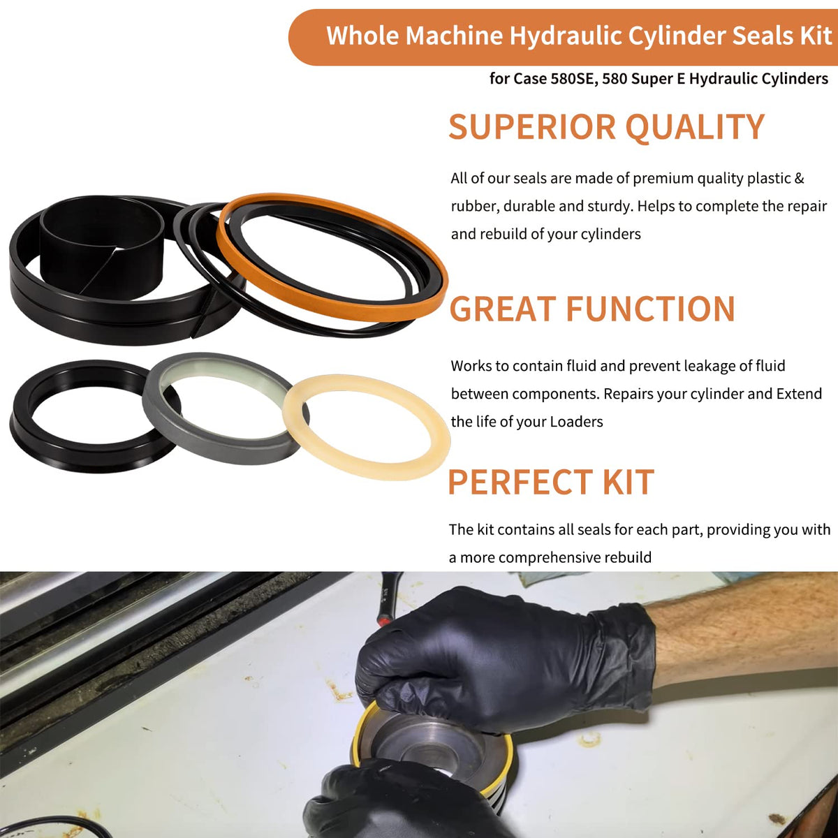 Hydraulic Cylinder Seals Kit W922