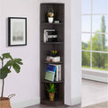 5 Tier Corner Wooden Bookcase Shelving Unit P5592