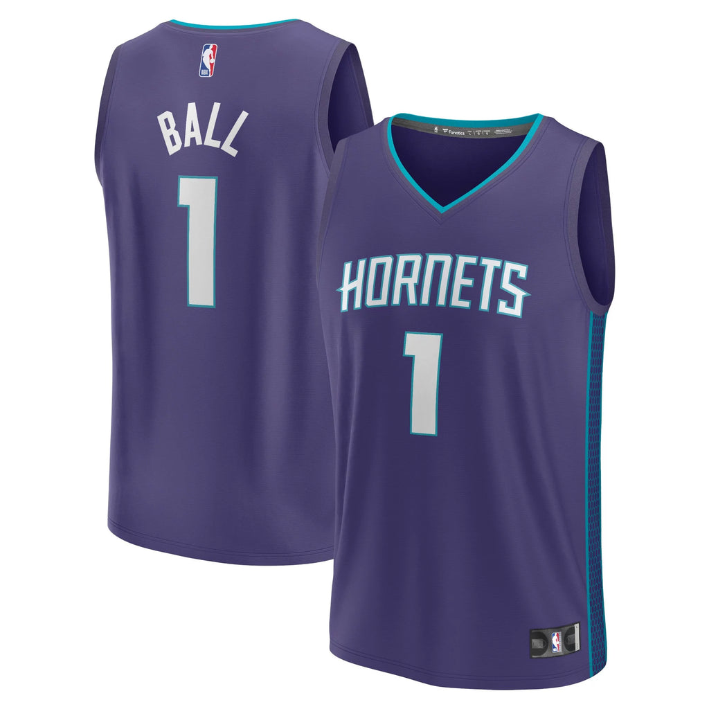 Purple Charlotte Hornets Jersey K1436