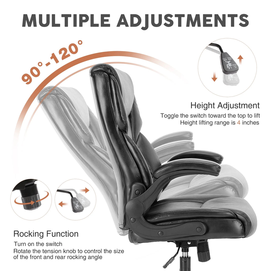 PU Leather High Back Ergonomic Office Chair G839952