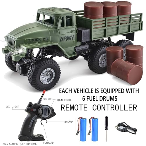 6x6 1/16 Scale 4WD Remote Control Military Truck I827