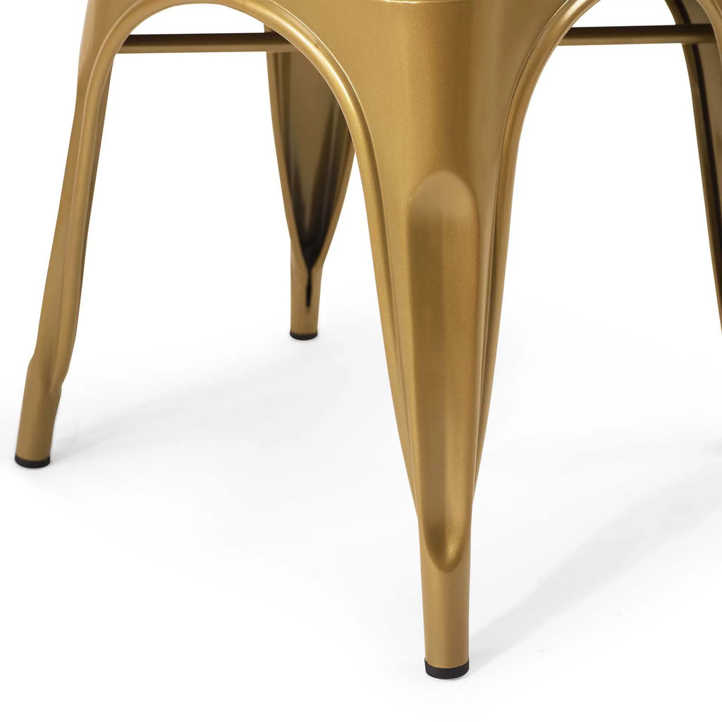 Gold Bistro Dining Side Chair Set of 2 G98286