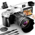 6K 64MP Compact Digital Camera with Microphone W1309