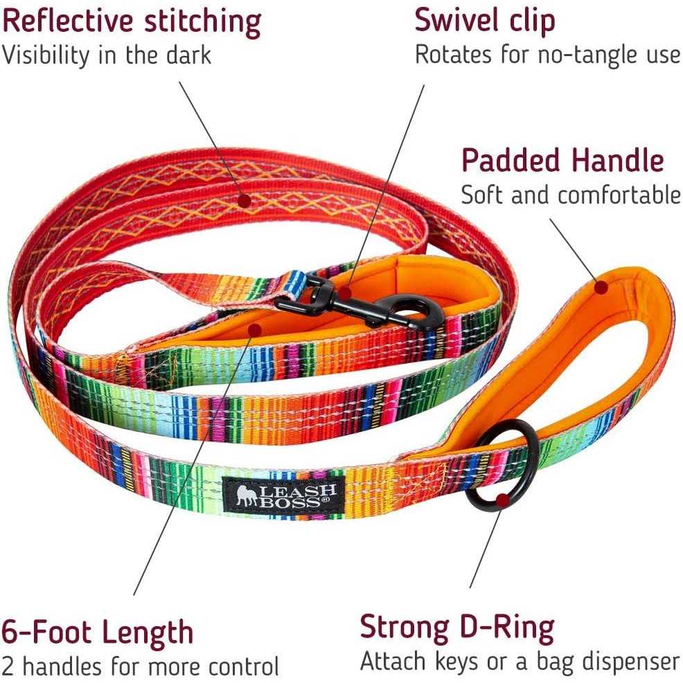 6ft Dog Leash Padded Handle P207