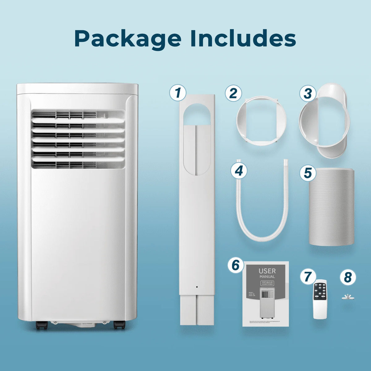 5000 BTU Portable Air Conditioner E801363