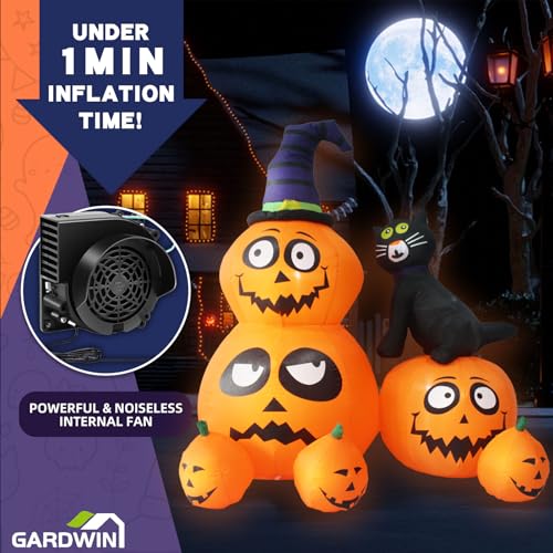 8FT Inflatable Bat Outdoor Decoration with LED Lights H856