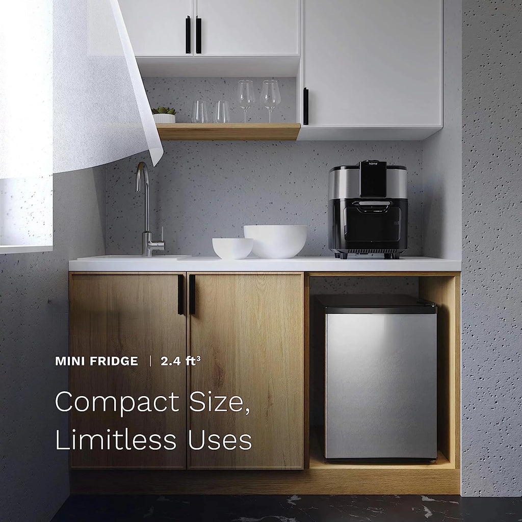 2.4 Cubic Feet Under Counter Refrigerator with Small Freezer C60709